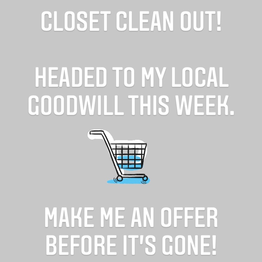 Closet Clean Out!!